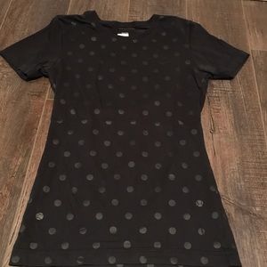 Nike Tennis black polka dot shirt. Size XS women.